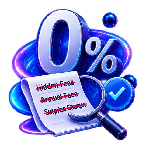 No hidden fees